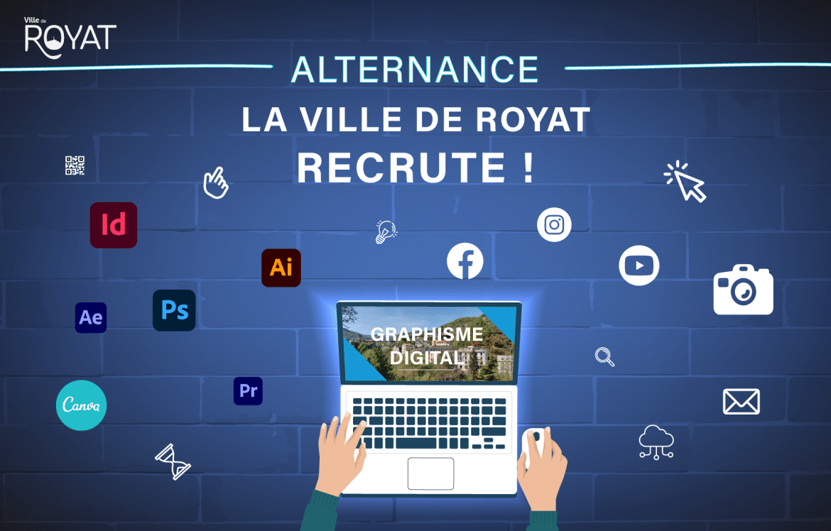 La Ville de Royat recrute son alternant(e) en communication