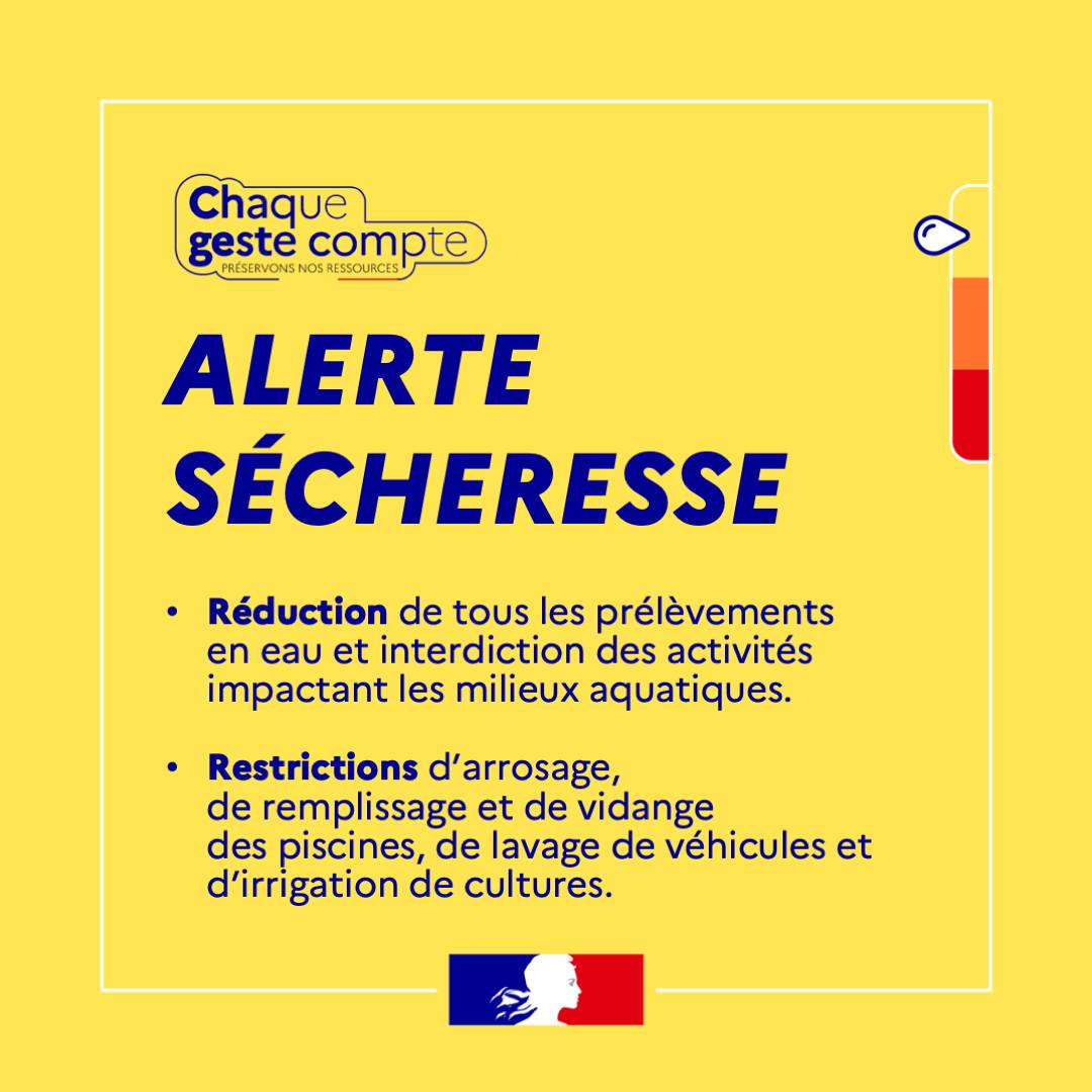 Alerte sécheresse