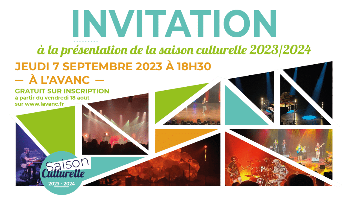 Présentation de la saison culturelle 2023/24 à l'AvanC