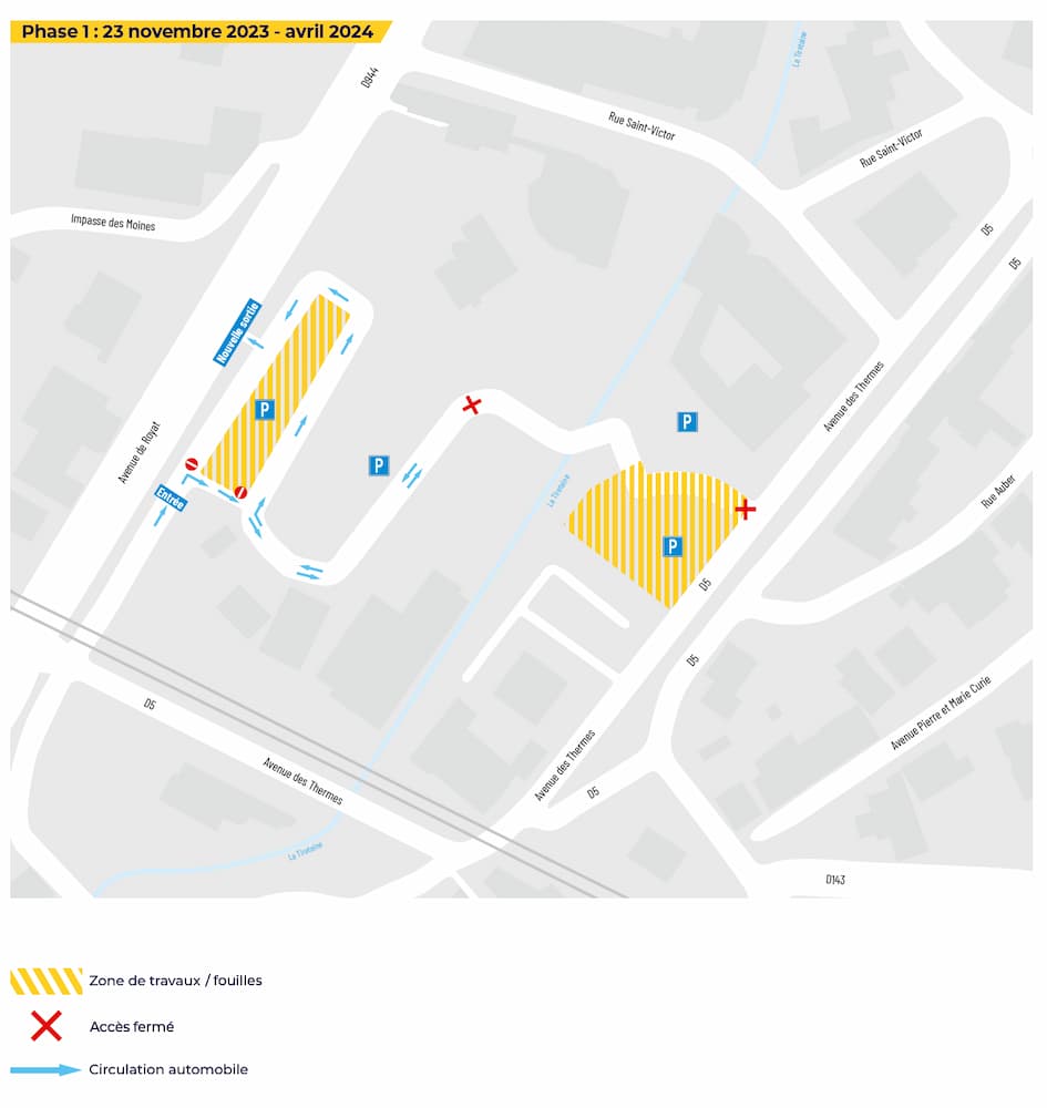 Travaux Parking St Victor