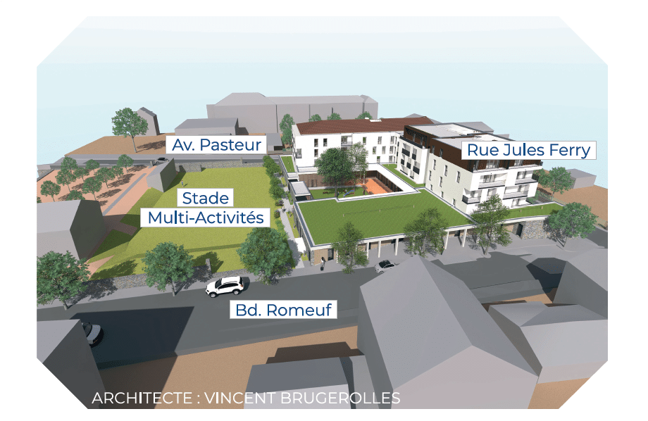 La Maison de l'Enfance et la résidence de 37 logements