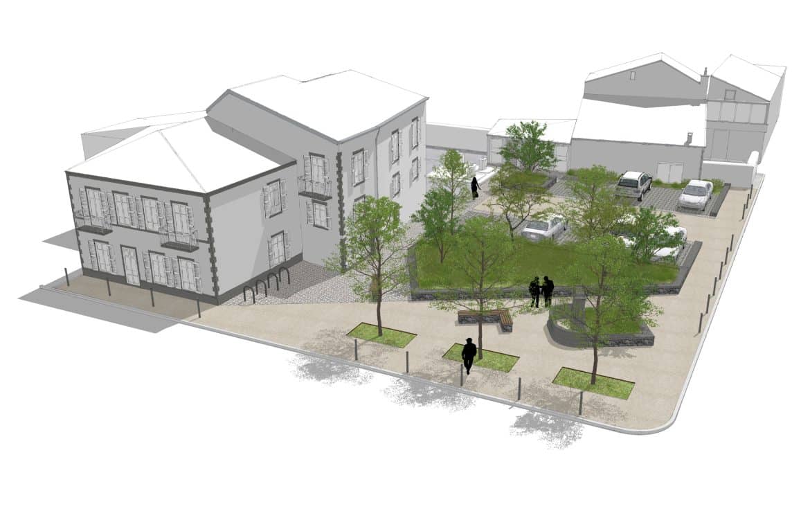 Renaturation et réaménagement de la place Claussat