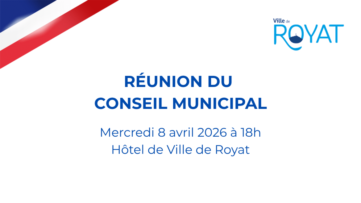 Réunion du Conseil Municipal