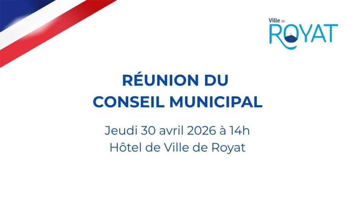 Réunion du Conseil Municipal